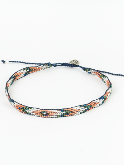 Burleigh Boho Ankle Or Bracelet - Navy - Rewired & Real