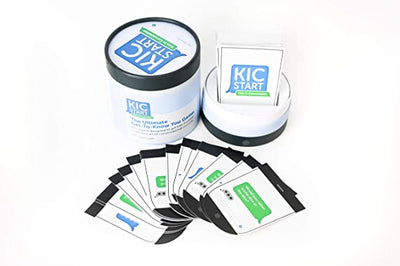 KIC-Start Conversation Card Game for Kids – Fun Games for Family Night with Kids - Rewired & Real