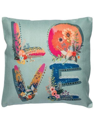 LOVE - Square Pillow - Rewired & Real