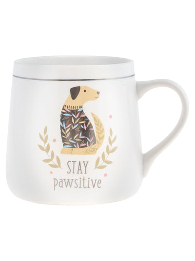 Stay Pawsitive Mug - Rewired & Real