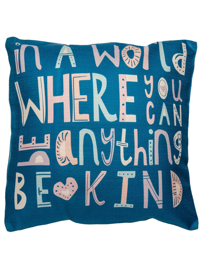 Be Kind - Square Pillow - Rewired & Real