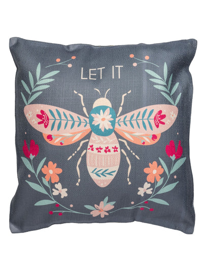 Let It Bee - Square Pillow - Rewired & Real