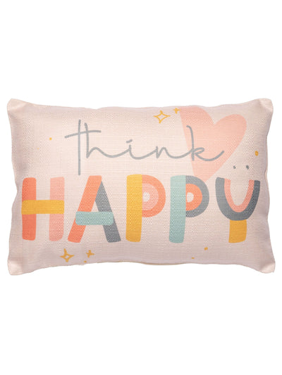 Think Happy - Lumbar Pillow - Rewired & Real
