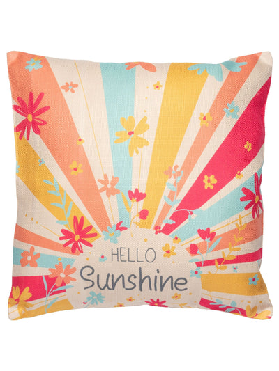 Hello Sunshine - Square Pillow - Rewired & Real