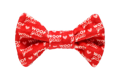 Woof You Dog Bowtie, XS/S - Rewired & Real