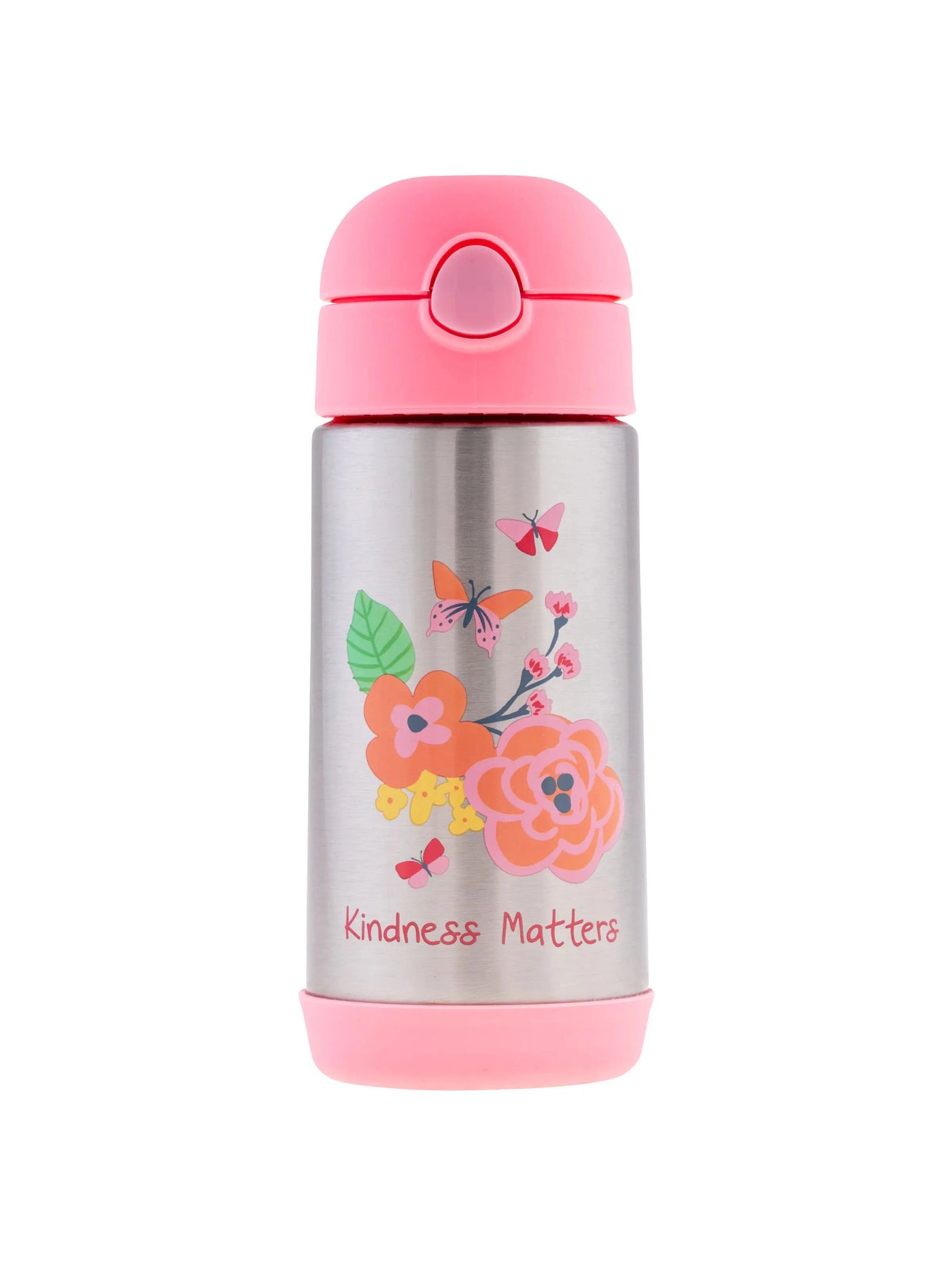 Floral Double Wall Stainless Steel Water Bottle - Rewired & Real