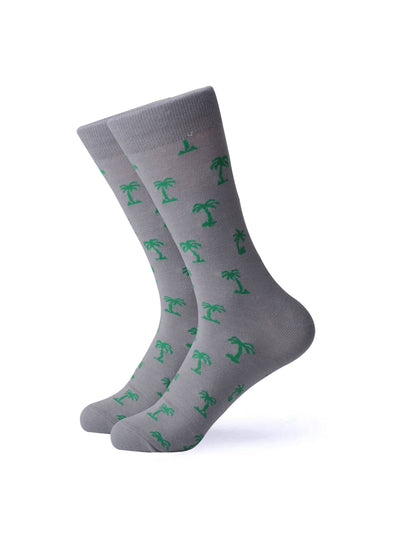 Grey Tropical Socks - Rewired & Real