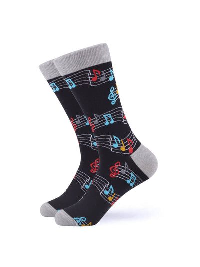 Hit The Key Notes Socks - Rewired & Real