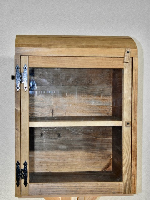 Picture: Tall, Rustic Stain finished Treasure Box.