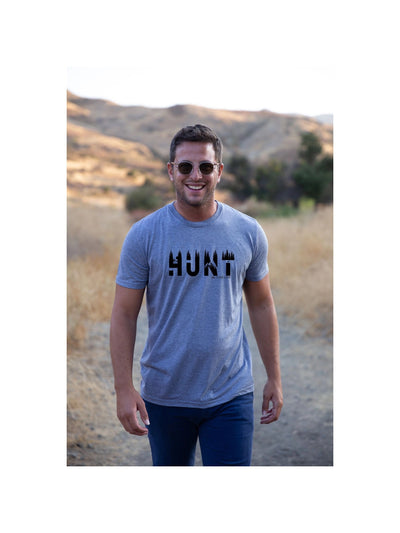 Hunt Life Grey T-Shirt - Rewired & Real