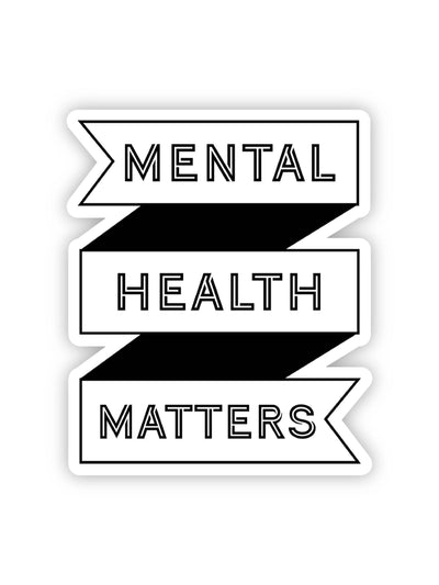 Mental health matters sticker - Rewired & Real