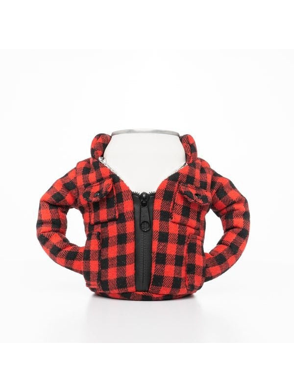 Red Beverage Flannel - Rewired & Real