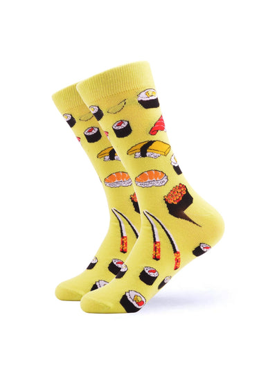 Yellow Sushi Socks - Rewired & Real